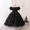 5085 Kids Girl Halloween Dress Cute Festival Fancy Princess Girls Pageant Witch Formal Luxury Ball Gown Costume Cosplay Dresses