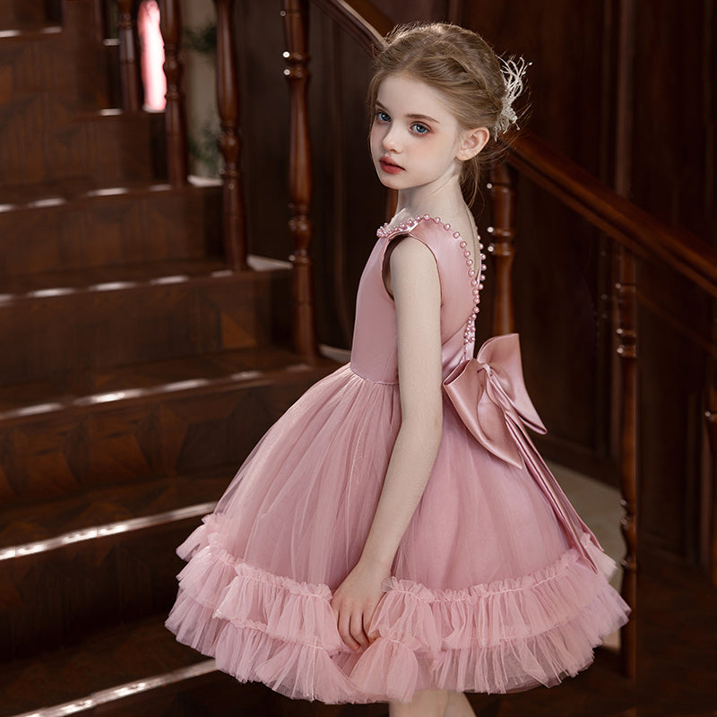 5138 Hot Sale  Kids Dresses for Girls Children's Flower Performance Girls Wedding Princess Dresses