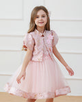 5076 Kid Dress for Girl Princess Flower Girls' Dresses Birthday Party Beautiful Sleeveless New Design 5 Year Old Girl Clothes