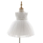 7909 Wholesale Luxury Elegant Light Casual Custom Embroidered Cotton Frock Dress for 1 Year Old Infant Baby Girls Kids Boys Birthday