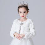 923 New Style Female Party Shawl Winter Warm Vest Cape Elegant Wedding Banquet Elegant Fake Fur Shawl