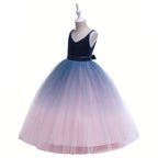 9825 Elegant Flower Girl Dress Pageant Cute Teenage Fashion Party Lace Prom Birthday Beautiful Dance Kids New Design Formal Dresses