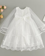 7955 Baby Dresses Princess Christening Gown Birthday Baby Dresses 0-12 Months Baby Clothing for Summer