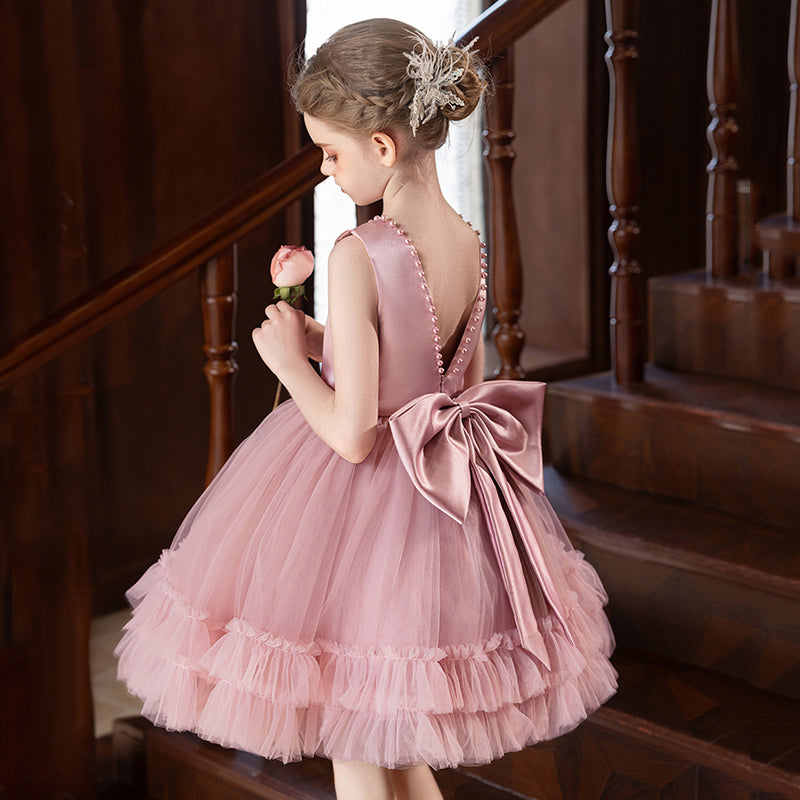 5138 Hot Sale  Kids Dresses for Girls Children's Flower Performance Girls Wedding Princess Dresses