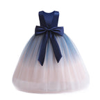 7809 Kids Dresses for Girls Gown Fluffy Mesh Layered Modeling Kid Evening Party Dresses Princess for 3-13 Years