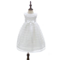 9892 Baby Girl Baptism Dress 3-24 Months White Lace Sleeveless Christening Dress Wedding Party Outfit