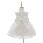 7909 Wholesale Luxury Elegant Light Casual Custom Embroidered Cotton Frock Dress for 1 Year Old Infant Baby Girls Kids Boys Birthday