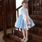 5160 Pink Kids Girls' Party Dress Birthday Elegant Princess Flower Girls' Dresses for Wedding Children Dresses Kids Girls' Wear