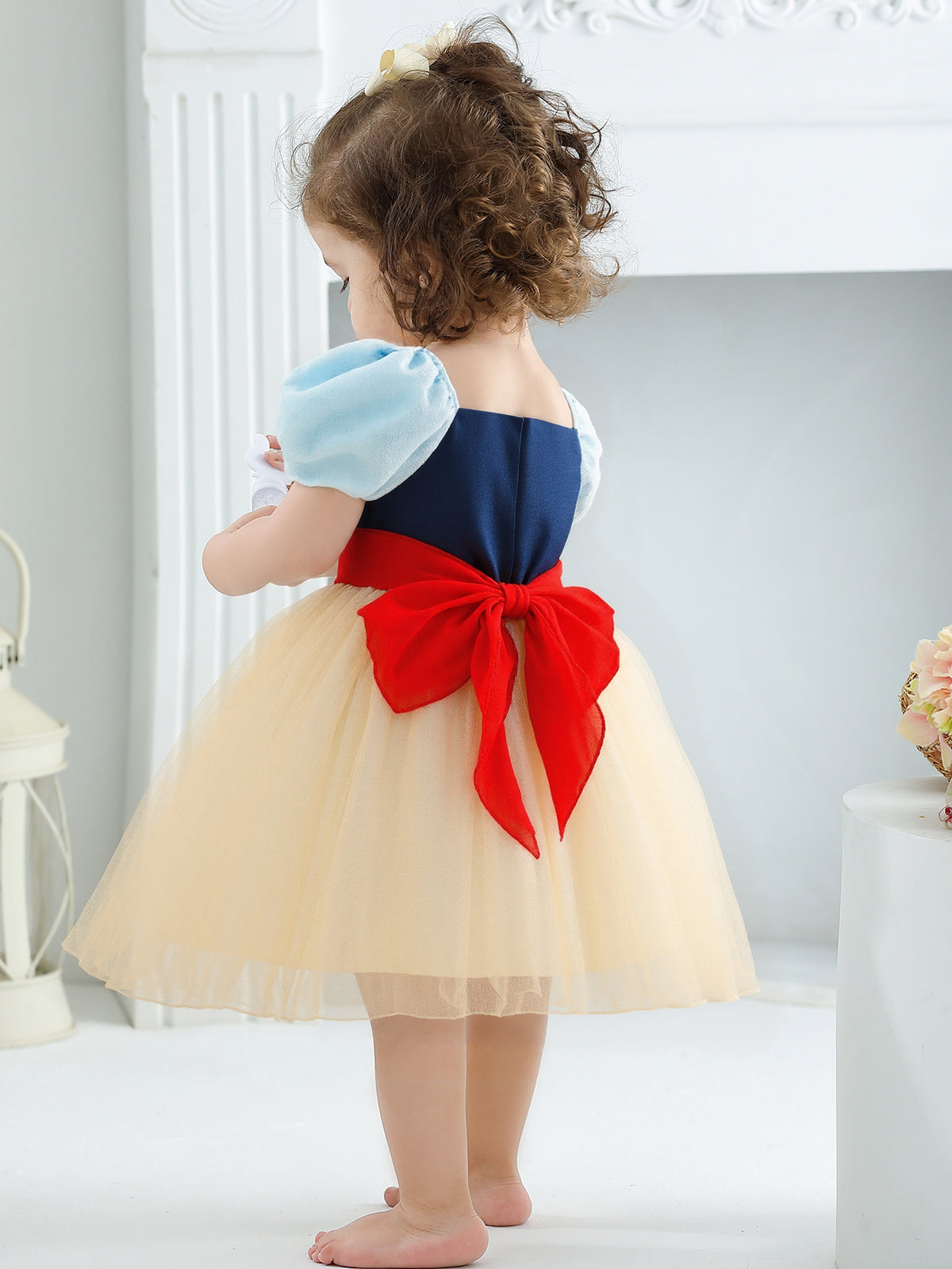 6268 Baby Girl Birthday Dresses Short Sleeves Party Formal Birthday Sequined New Design Baby Girl Princess Dress