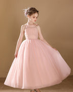 6261 Flower Girls Dresses Long Skirt Princess for Wedding Elegant Birthday Party Girls Dress Children Frock Design