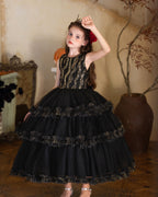 5202 Halloween Kids Clothes Children Costume Cosplay Costume Clothes Girl Witch Festival Princess Girls Party Dresses