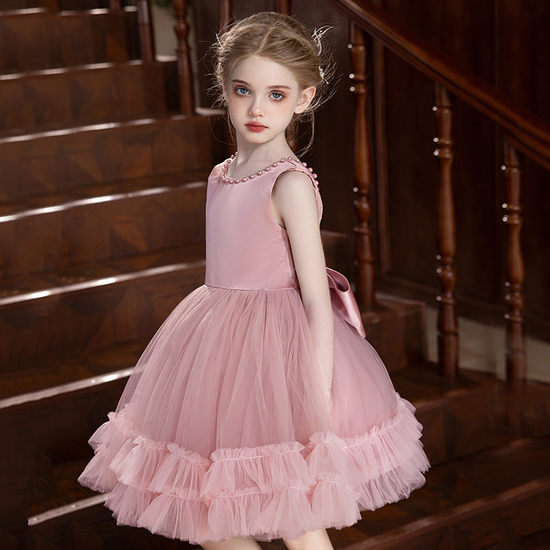 5138 Hot Sale  Kids Dresses for Girls Children's Flower Performance Girls Wedding Princess Dresses