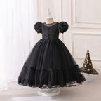 5085 Kids Girl Halloween Dress Cute Festival Fancy Princess Girls Pageant Witch Formal Luxury Ball Gown Costume Cosplay Dresses