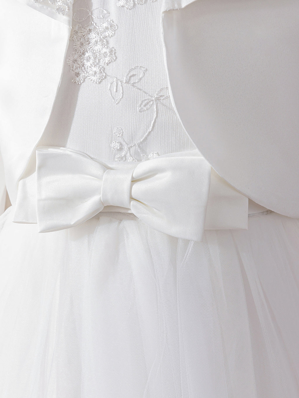 6002 Customizable Summer Flower Girls' Dresses White Princess Fluffy Wedding Frock Kids Suit
