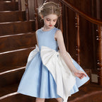 5160 Pink Kids Girls' Party Dress Birthday Elegant Princess Flower Girls' Dresses for Wedding Children Dresses Kids Girls' Wear