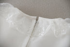 9892 Baby Girl Baptism Dress 3-24 Months White Lace Sleeveless Christening Dress Wedding Party Outfit