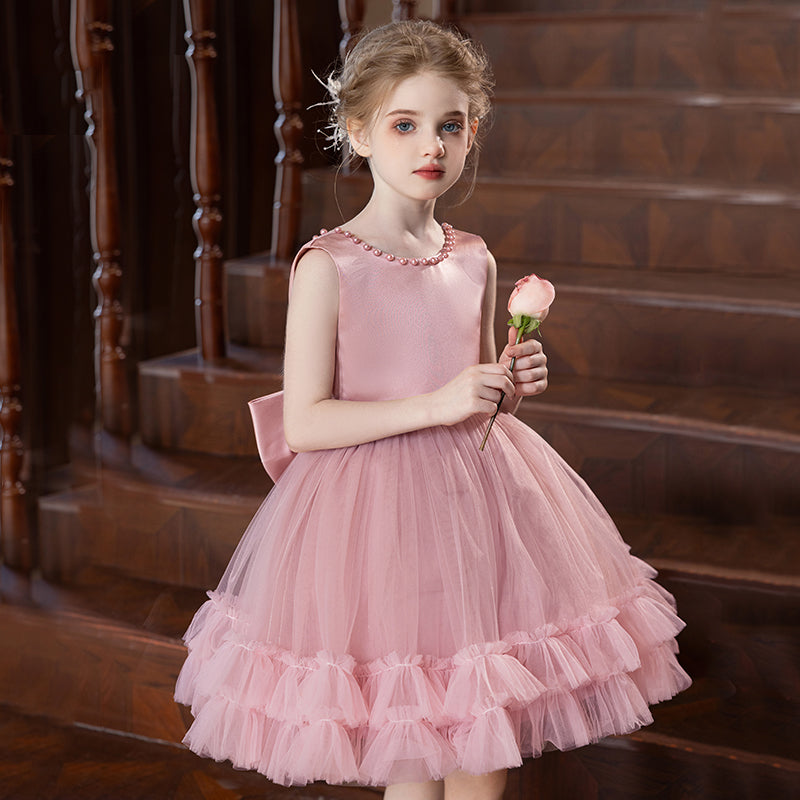 5138 Hot Sale  Kids Dresses for Girls Children's Flower Performance Girls Wedding Princess Dresses