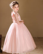 6261 Flower Girls Dresses Long Skirt Princess for Wedding Elegant Birthday Party Girls Dress Children Frock Design