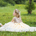 7691 High Quality Hot Sell Long Dress Flower Girl Dresses Princess Kids Wear Sequined Wholesale Skirt Fashion Children's Clothing