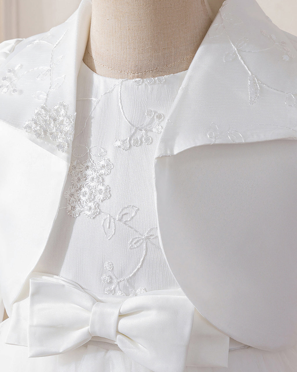 6002 Customizable Summer Flower Girls' Dresses White Princess Fluffy Wedding Frock Kids Suit