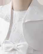 6002 Customizable Summer Flower Girls' Dresses White Princess Fluffy Wedding Frock Kids Suit