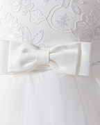 6012 Flower Girls' Dresses for Kids Wedding Evening Party Bridesmaid Long Dress Prom Gown Children Elegant Puffy Princess Costume