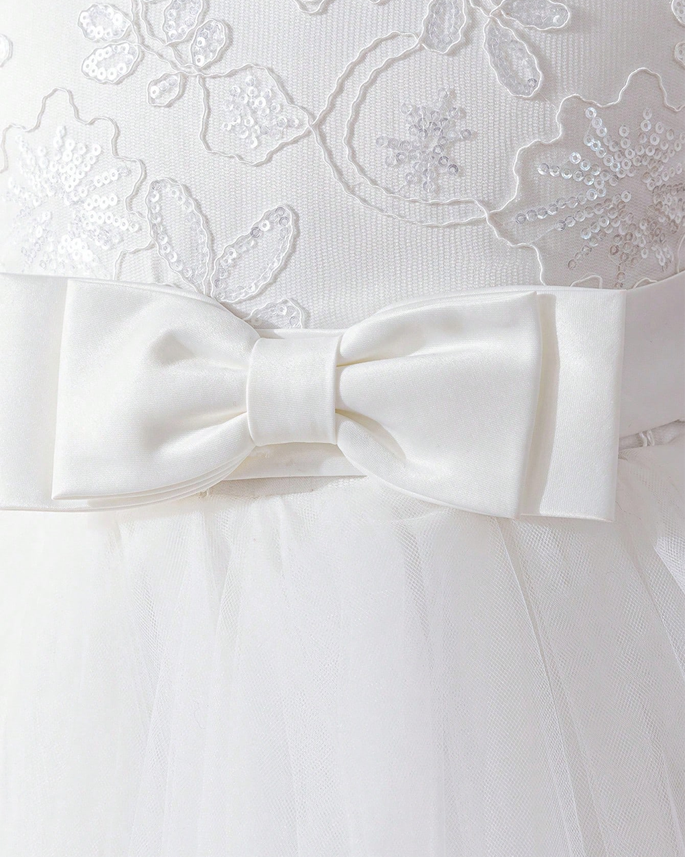6012 Flower Girls' Dresses for Kids Wedding Evening Party Bridesmaid Long Dress Prom Gown Children Elegant Puffy Princess Costume
