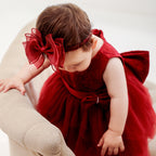 7821 Wholesale Latest Fashion Baby Girl Dresses Party Fancy Flower Toddler Baby Christening Dress 0-12 Months