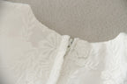9133 Baby Girl Baptism Dress 3-24 Months White Lace Sleeveless Christening Dress Wedding Party Outfit