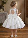 5370 Wholesale Satin Princess Night Summer Flower Girl Wedding Birthday Dresses for Kids Girls