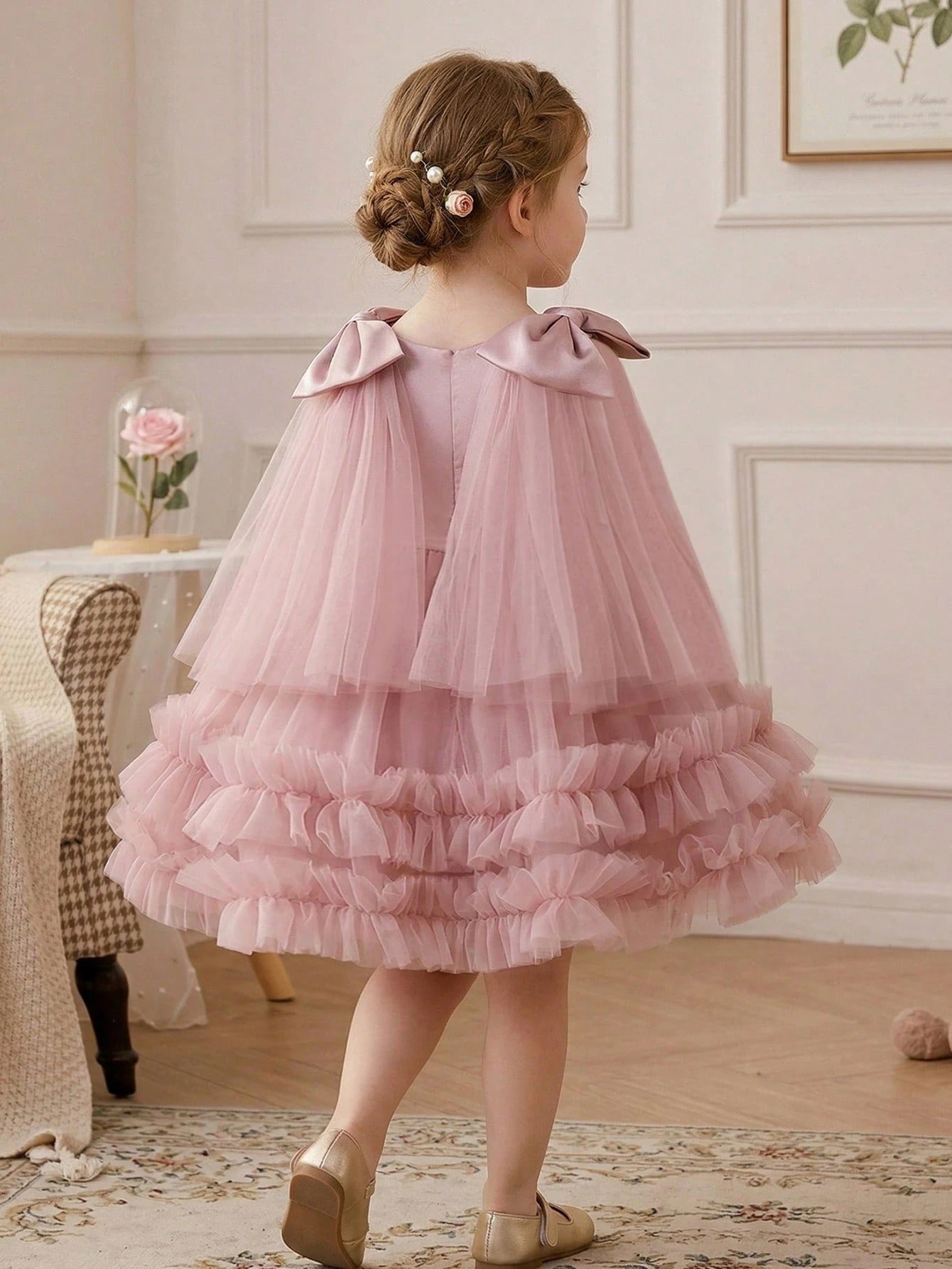 5188 Wholesale Toddler Girls Gown Western Dress Design Birthday Party Wear Frock Dress Baby Clothes for Kids Little Girls 6 Years