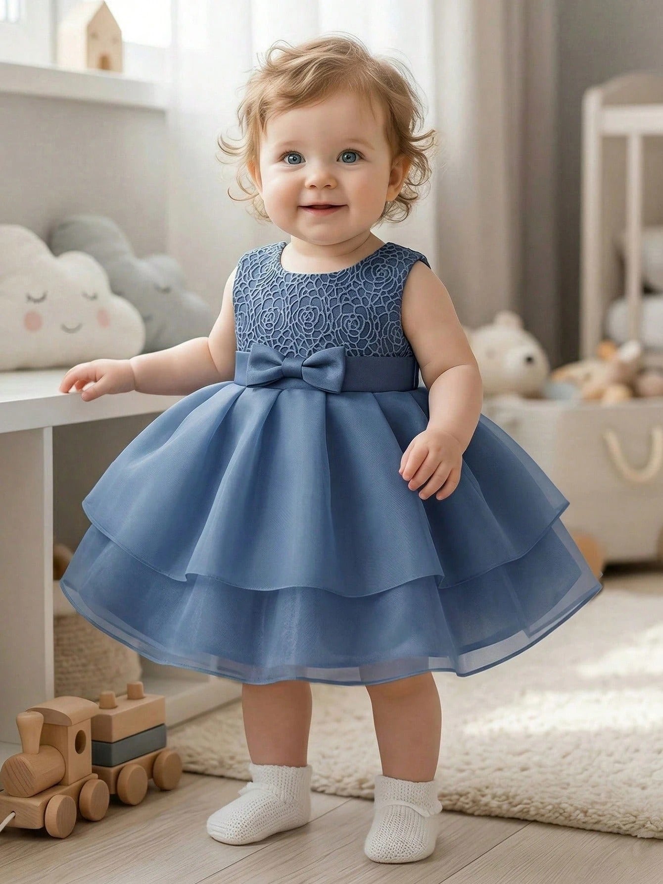 2089 Wholesale Summer Indian Print Style Fancy Costume Clothes Outfit Dress for Baby Girls Toddler Kids Wedding Party Wear