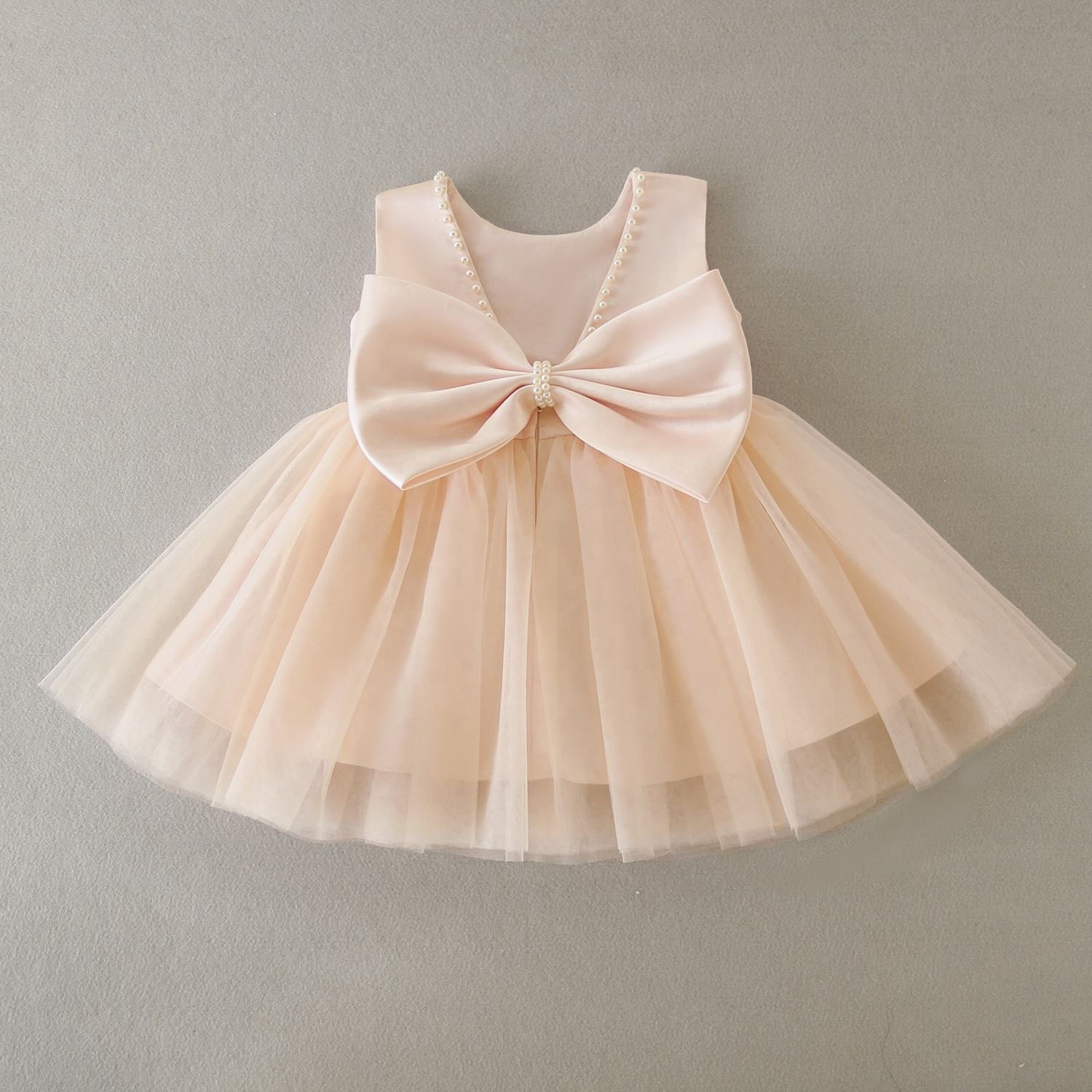7522 Summer Baby Frock Newborn Baby Clothes Princess Birthday Party Baby Dress 1 Year Old Gir