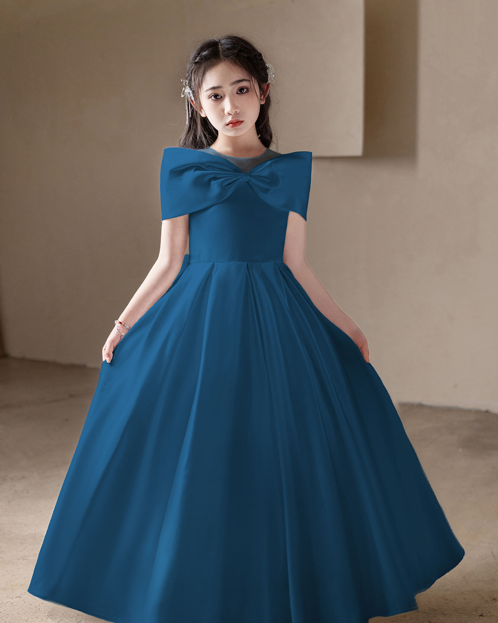 5167 Wholesale 8-16 Years Girls Summer Evening Flower Girl Dress Wedding Prom Pageant Birthday Party Kids Children Formal Dress