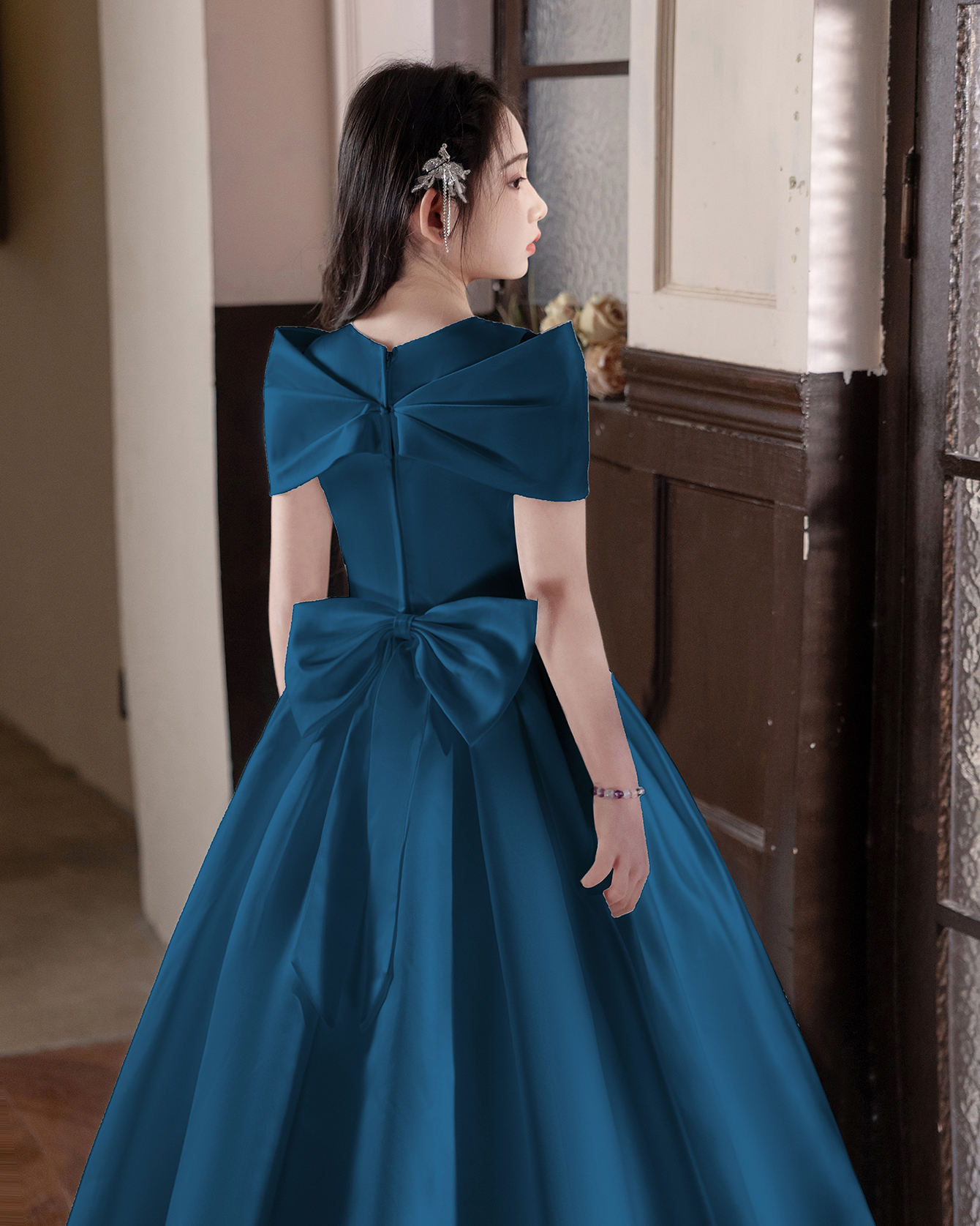 5167 Wholesale 8-16 Years Girls Summer Evening Flower Girl Dress Wedding Prom Pageant Birthday Party Kids Children Formal Dress