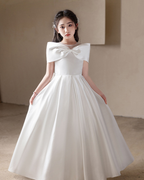 5167 Formal Flower Girl Wedding Dresses Summer Girl Long-style Performance Host Luxury Young Girl Clothes Birthday Party Dress