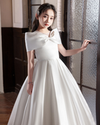 5167 Formal Flower Girl Wedding Dresses Summer Girl Long-style Performance Host Luxury Young Girl Clothes Birthday Party Dress