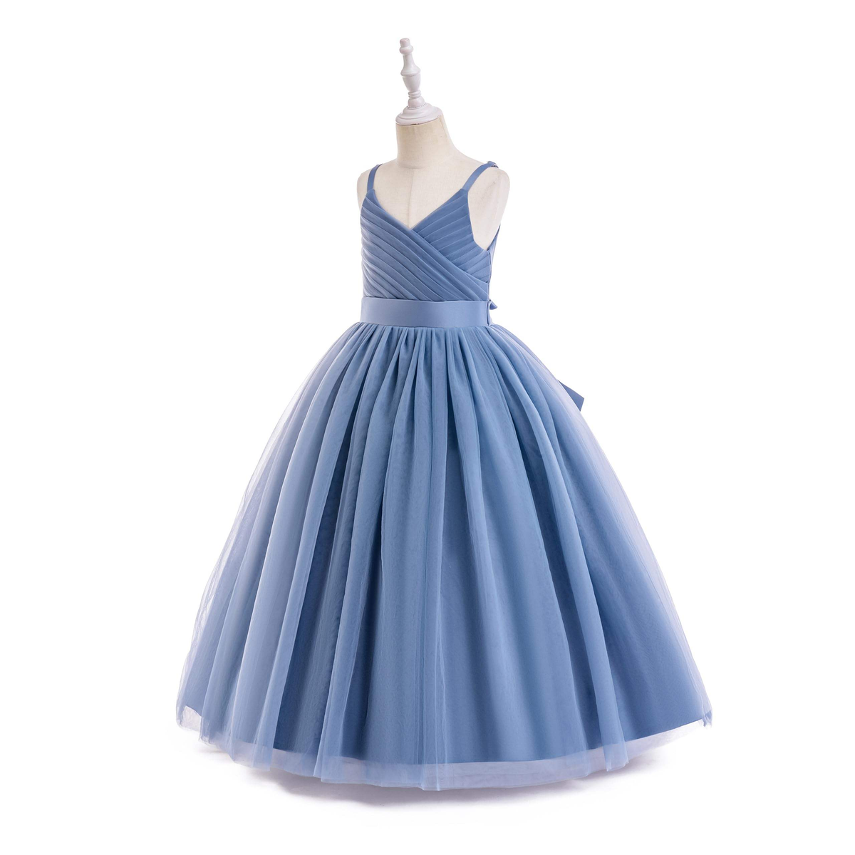 9726 Wholesale Elegant Purple Princess Evening Gown Flower Girl Wedding Birthday Party Dress Kids Teenager Girls Formal Dresses