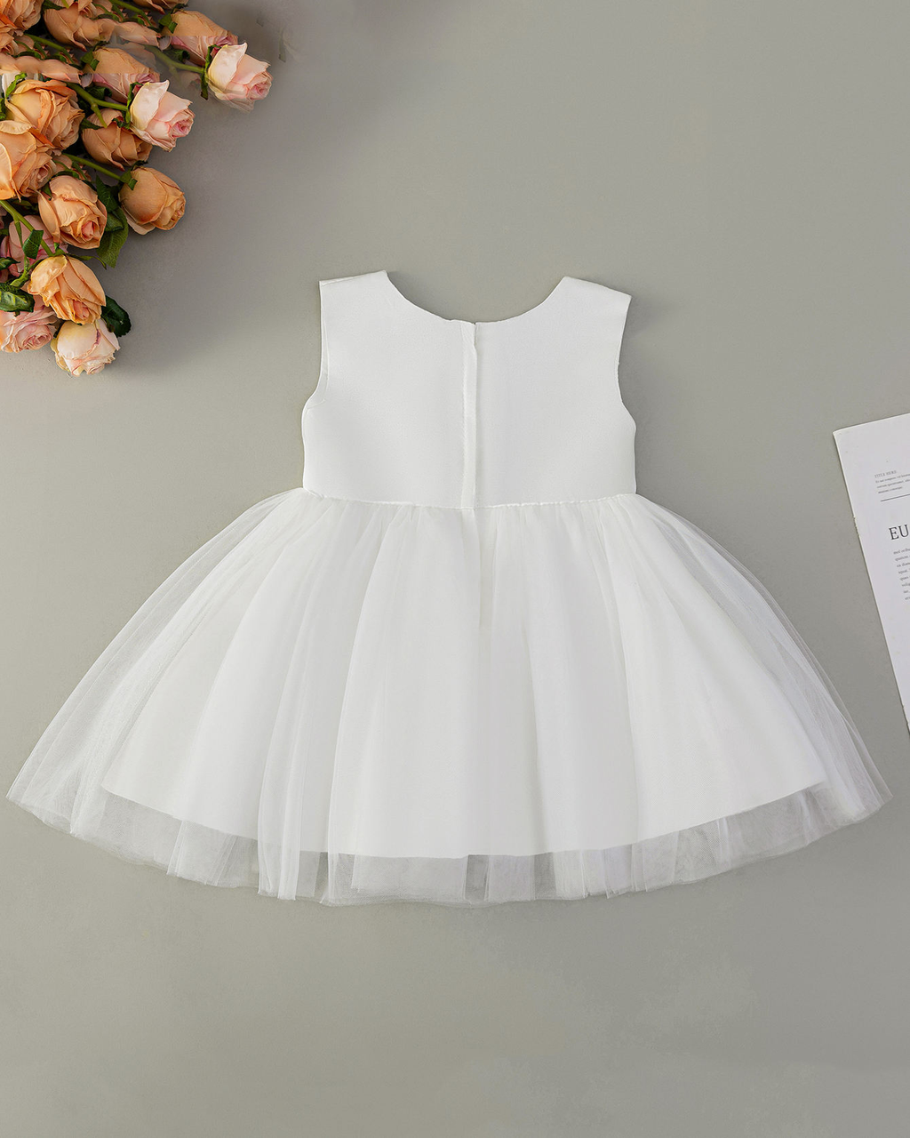 5073 Elegant Style Princess Baby Girl Baptisms  Prom Dresses Girl Evening Dress for Kids Clothes 0-3 Fluffy Girl Wedding Dress