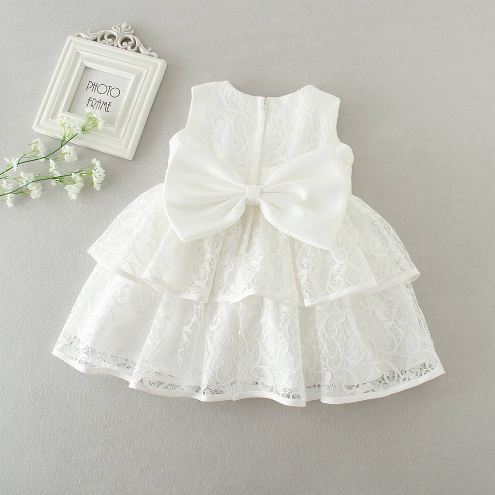 9161 Baby Girl Christening Gown Flower Girl Special Occasion Dress Wedding Formal Dress 12 Months
