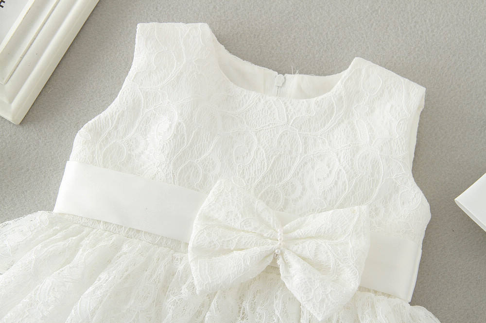 9161 Baby Girl Christening Gown Flower Girl Special Occasion Dress Wedding Formal Dress 12 Months