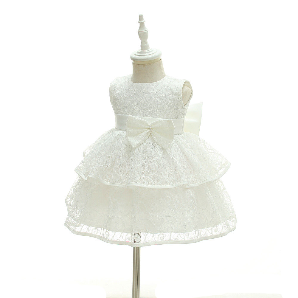 9161 Baby Girl Christening Gown Flower Girl Special Occasion Dress Wedding Formal Dress 12 Months