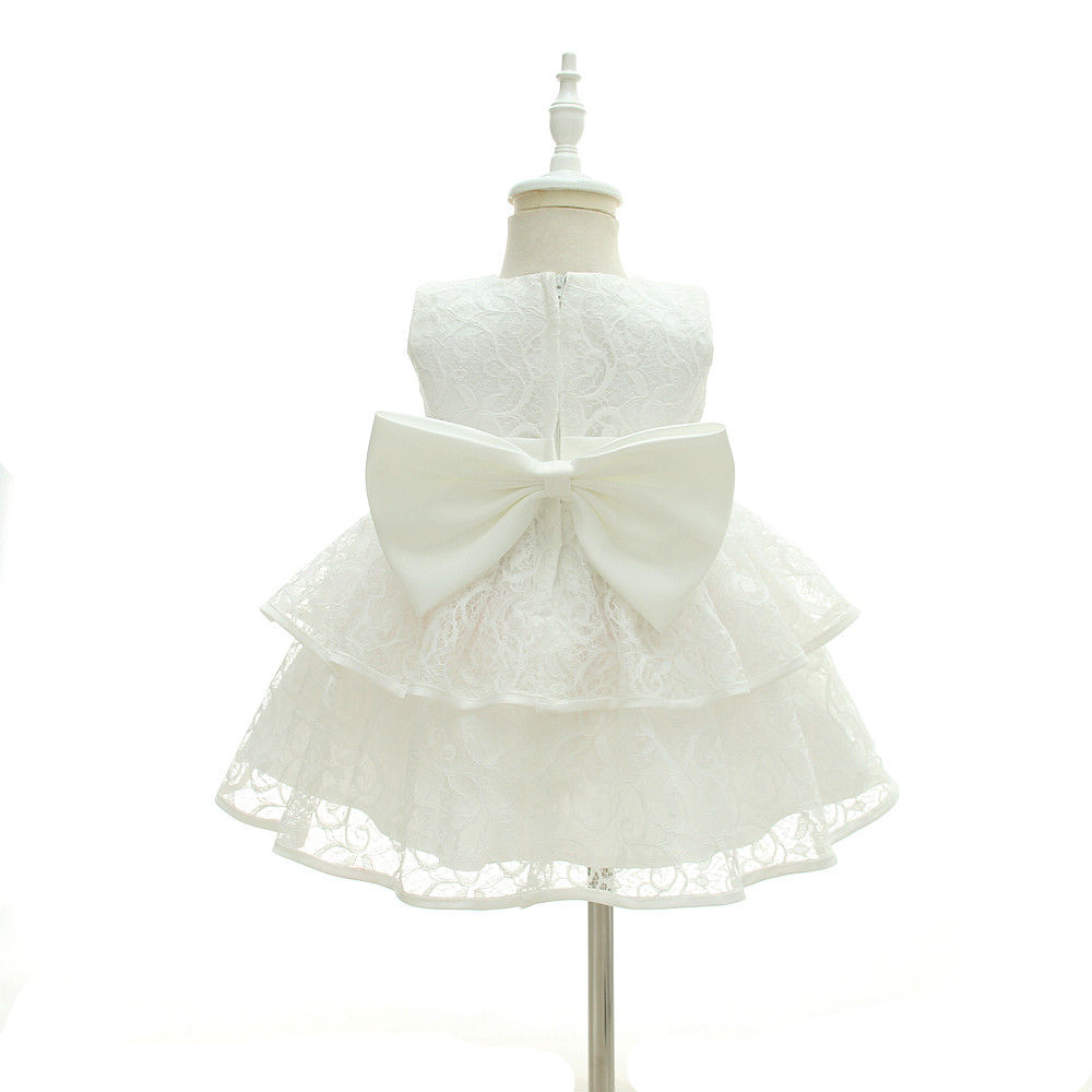 9161 Baby Girl Christening Gown Flower Girl Special Occasion Dress Wedding Formal Dress 12 Months