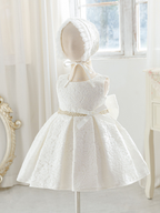 2088 Baptism Dress Girls Lace Christening Outfits First Birthday Dresses Christening Party Dress With Hat