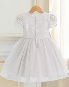 6258 Wholesale Little Girl Gold Party Dress Frock 3Y Fancy Princess Dress 2 Years Baby Girl Tulle Embroidery Birthday Gown