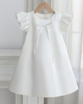 5187 Wholesale Girls Dresses  White Elegant Dress Formal Princess Birthday Kids Party Frock for Girls