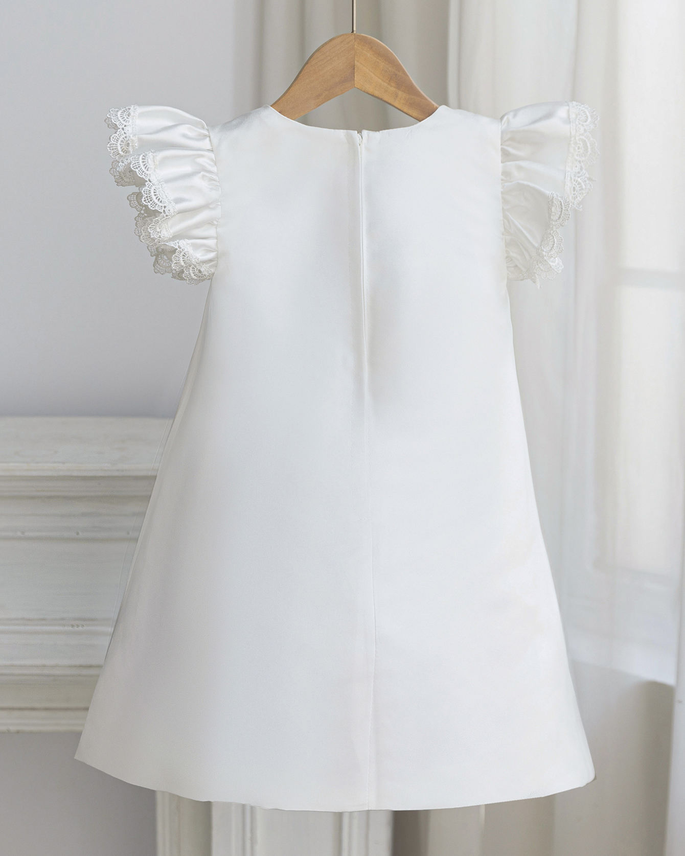 5187 Wholesale Girls Dresses  White Elegant Dress Formal Princess Birthday Kids Party Frock for Girls