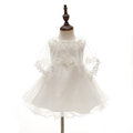 1776 Baptism Dresses for Infant Girls Flower Bow Girl Dress Party Birthday Wedding Princess  Girls Baby Baptism Dresses Birthday