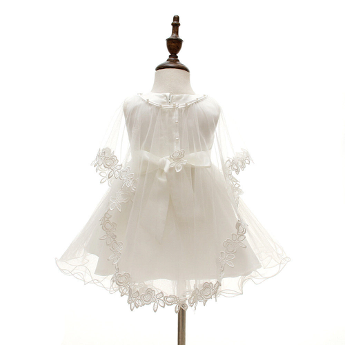 1776 Baptism Dresses for Infant Girls Flower Bow Girl Dress Party Birthday Wedding Princess  Girls Baby Baptism Dresses Birthday