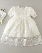 1785 Baby Dresses Baby Girls Baptism Dress Birthday Party Designs Wedding White Dressgirls Babies Clothes Set Frocks